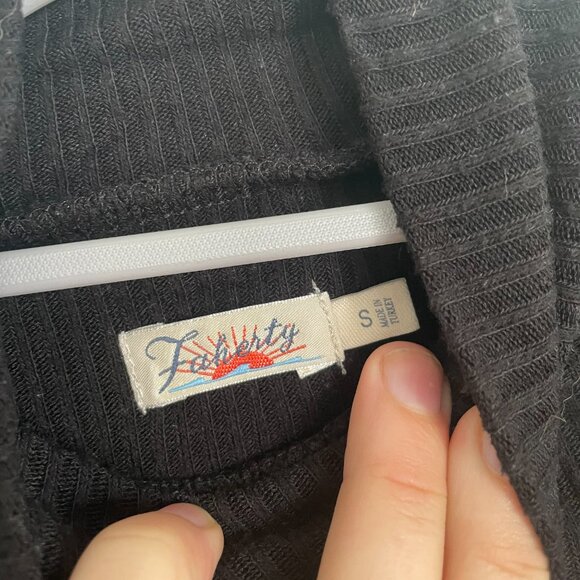 Faherty Black Turtleneck (S) - Picture 2 of 2